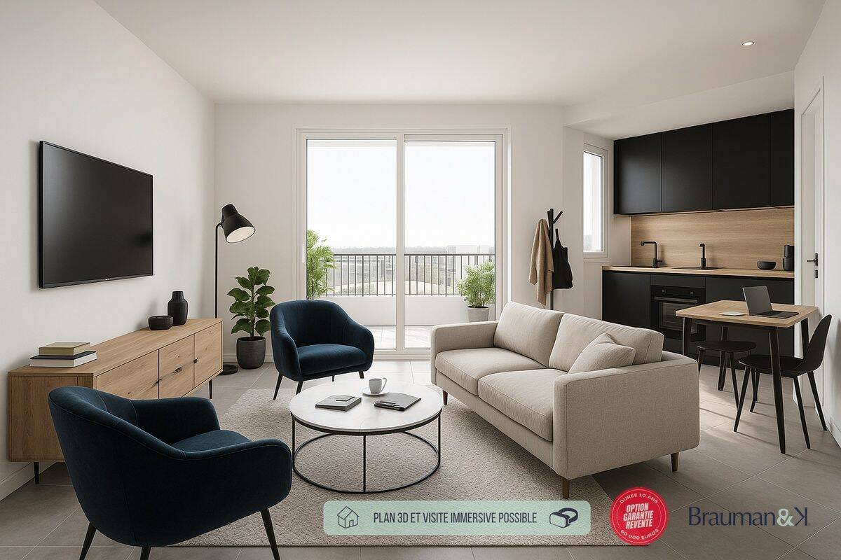 Appartement 1 pièce 25 m² · à Saint-Vincent-de-Paul · 25 m² · 135 000 €