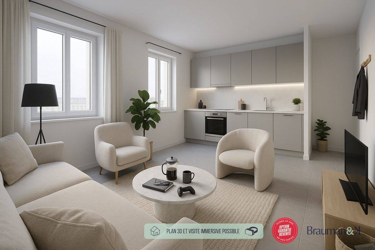 Appartement 2 pièces 42 m² · à Sergy · 42 m² · 359 000 €