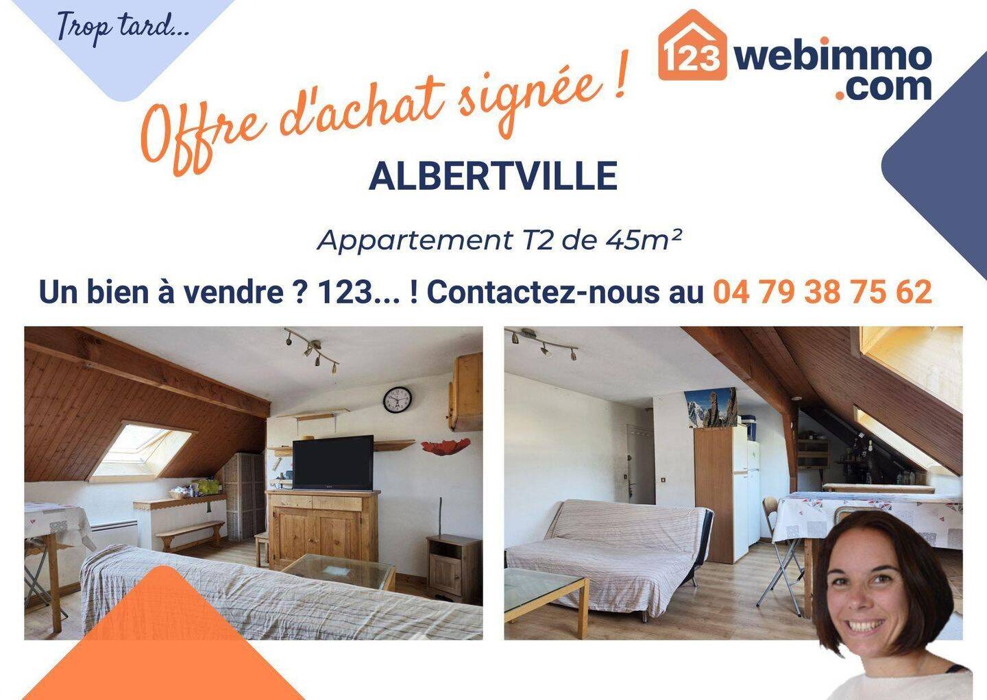 Appartement 2 pièces 45 m² · à Albertville · 45 m² · 90 000 €