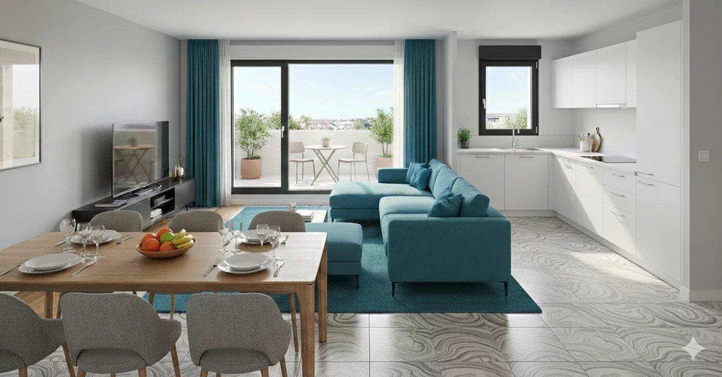 Appartement 3 pièces 62 m² · à Le Plessis-Pâté · 62 m² · 223 000 €