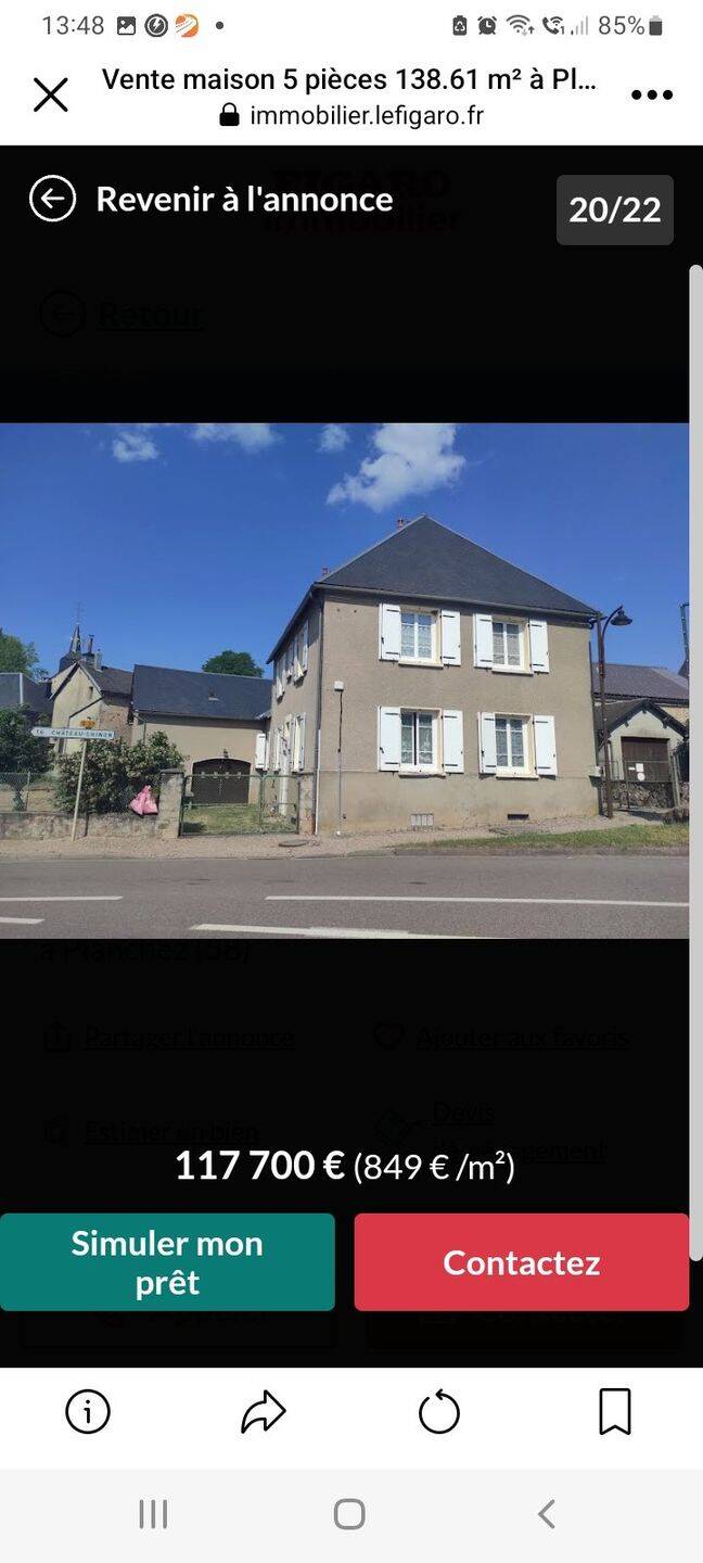 Maison 5 pièces 144 m² · à Planchez · 144 m² · 99 000 €