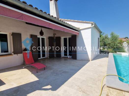 Maison de plain-pied à vendre 367 000 € 5 pièces 3 chambres 120 m² 615 m² de terrain Alès 30100