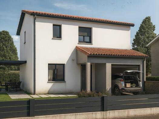 Terrain avec maison neuve à vendre 326 500 € 4 pièces 3 chambres 86 m² 330 m² de terrain Centre Ville Baillargues 34670