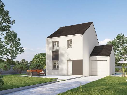 Terrain avec maison neuve à vendre 382 900 € 4 pièces 3 chambres 78 m² 673 m² de terrain Brétigny-sur-Orge 91220