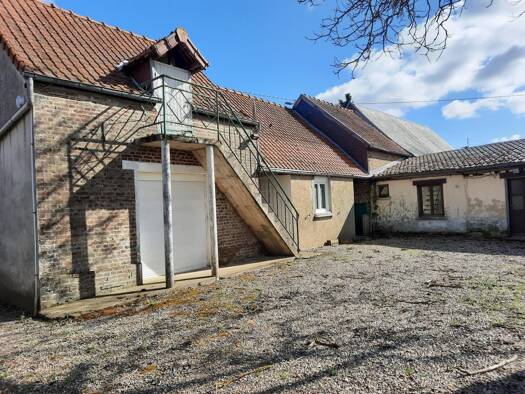 Maison de plain-pied à vendre 178 500 € 3 pièces 2 chambres 78 m² 640 m² de terrain Boismont 80230