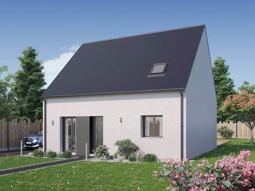 Terrain avec maison neuve à vendre 184 549 € 5 pièces 4 chambres 99 m² 373 m² de terrain Tauxigny 37310