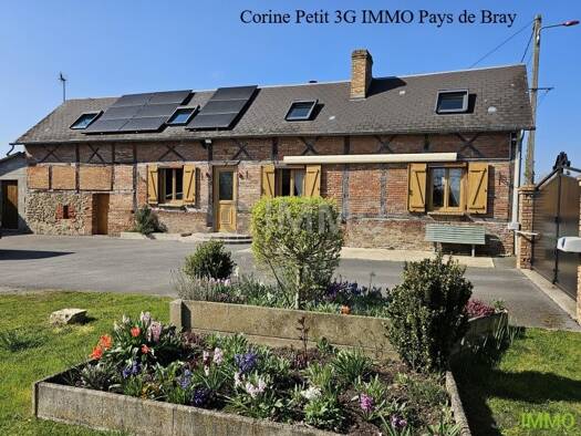 Maison à vendre 213 000 € 4 pièces 3 chambres 95 m² 1 621 m² de terrain Elbeuf-en-Bray 76220