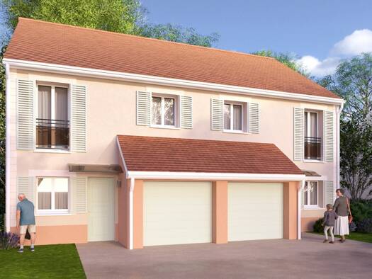 Villa à vendre - neuf 335 000 € 5 pièces 4 chambres 90 m² dès le 31/03/2027 Vert-le-Grand 91810