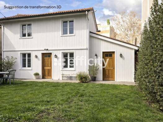 Maison à vendre 325 500 € 3 pièces 1 chambre 57 m² 205 m² de terrain Roissys Châtillon 92320