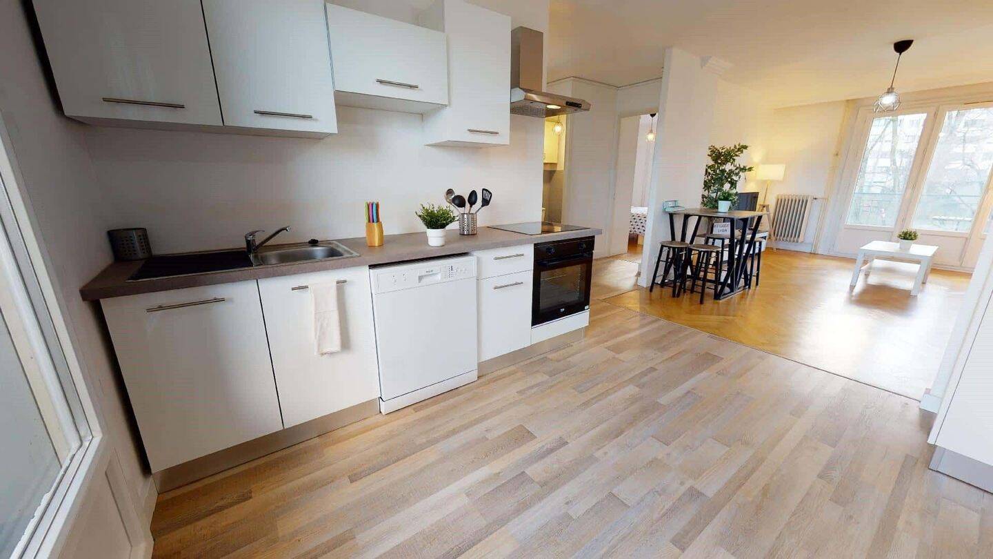 Room in Rue Victor Basch, Villeurbanne for 88 m² with 5 bedrooms — 9
