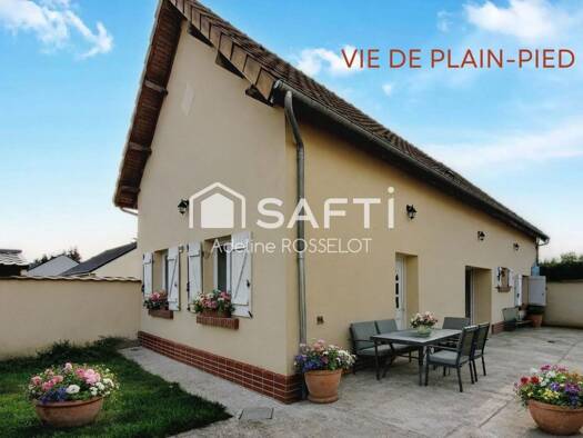 Maison à vendre 200 000 € 4 pièces 3 chambres 107 m² 224 m² de terrain La Couture-Boussey 27750