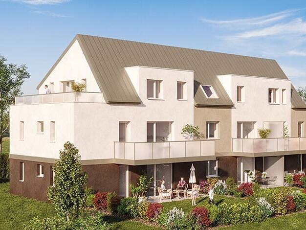 Appartement à vendre - neuf 197 000 € 3 pièces 2 chambres 60 m² Est Pfastatt 68120