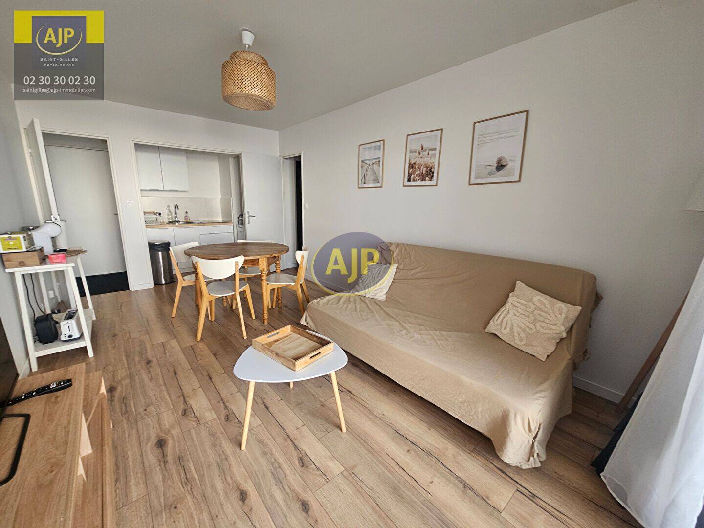 Appartement 2 pièces 36 m² · à Saint-Gilles-Croix-de-Vie · 36,3 m² · 168 000 €