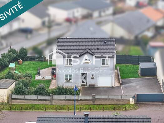 Maison à vendre 349 900 € 5 pièces 3 chambres 111 m² 643 m² de terrain La Poncette-Cités de Wendel-Saint Robert Moyeuvre-Grande 57250