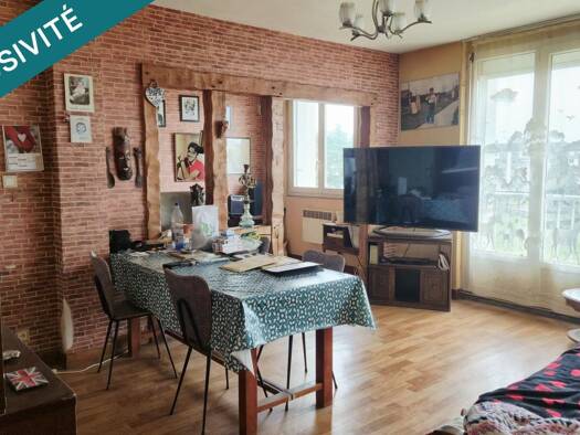 Appartement à vendre 71 000 € 3 pièces 3 chambres 64 m² Étage 4/4 Les Bruyeres Le Petit-Quevilly 76140