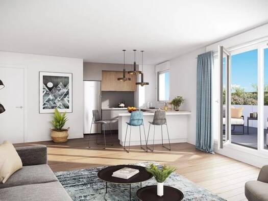 Appartement à vendre - neuf 434 000 € 3 pièces 2 chambres 70 m² 2ème étage Annecy 74600