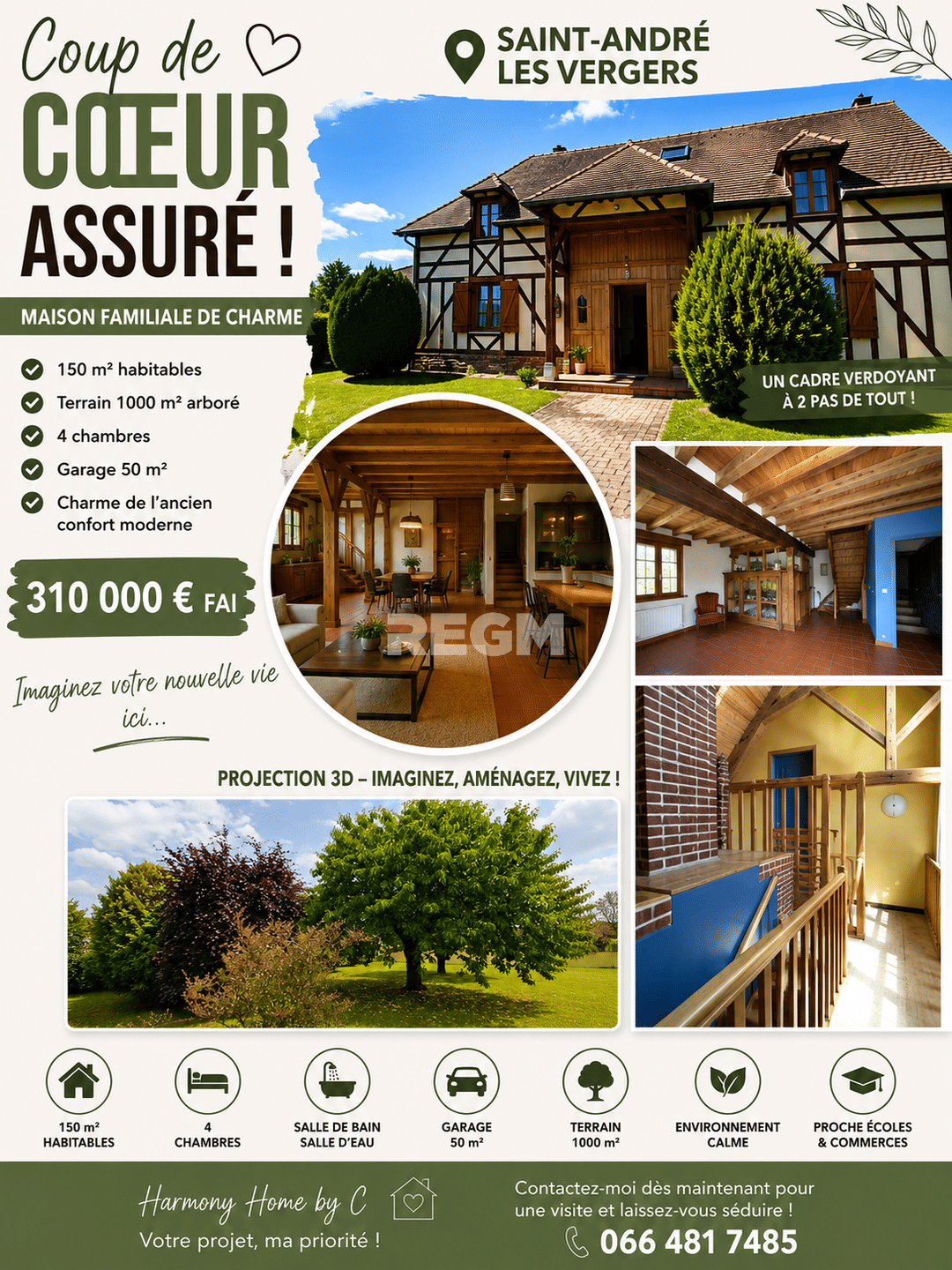 Maison 5 pièces 155 m² · à Saint-André-les-Vergers · 155 m² · 310 000 €