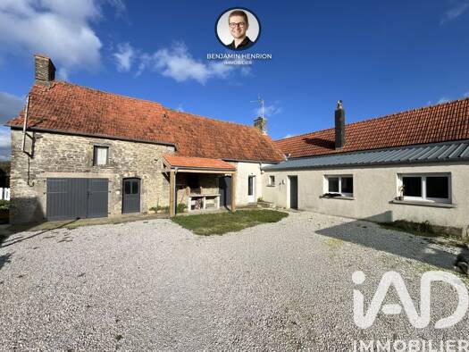 Maison de plain-pied à vendre 175 000 € 4 pièces 3 chambres 110 m² 949 m² de terrain Le Ham 50310