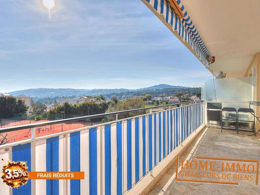 Appartement à vendre 339 900 € 3 pièces 2 chambres 66,3 m² 3ème étage Fontmerle Antibes 06600
