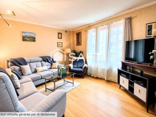 Appartement à vendre 170 000 € 3 pièces 2 chambres 81 m² RDC Collectif Saint-Cyr-sur-Loire 37540