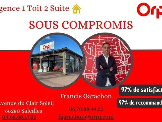 Maison à vendre 250 000 € 4 pièces 3 chambres 100 m² 310 m² de terrain Saint Assiscle Perpignan 66000