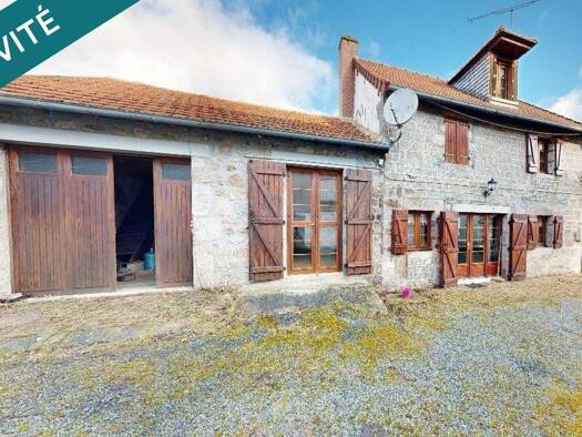 Maison à vendre 59 000 € 5 pièces 3 chambres 95 m² Pontcharraud 23260