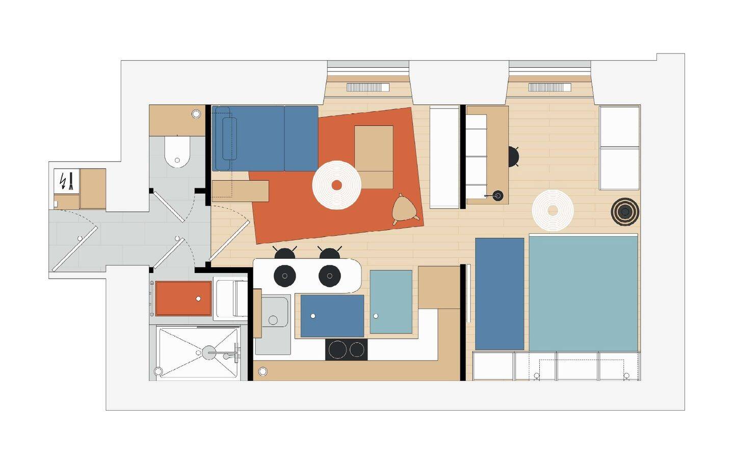 Appartement 2 pièces 29 m² · à Nantes · 28,5 m² · 790 €/mois
