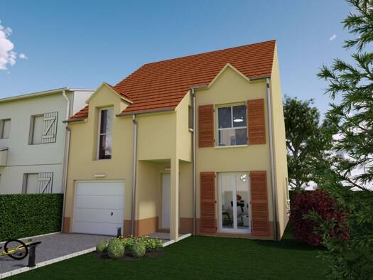 Terrain avec maison neuve à vendre 269 000 € 5 pièces 4 chambres 108 m² 510 m² de terrain Courville-sur-Eure 28190