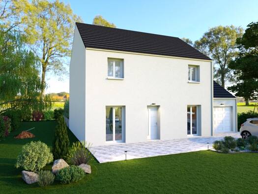 Terrain avec maison neuve à vendre 339 000 € 1 pièce 1 chambre 112,8 m² Villiers-le-Sec 95720