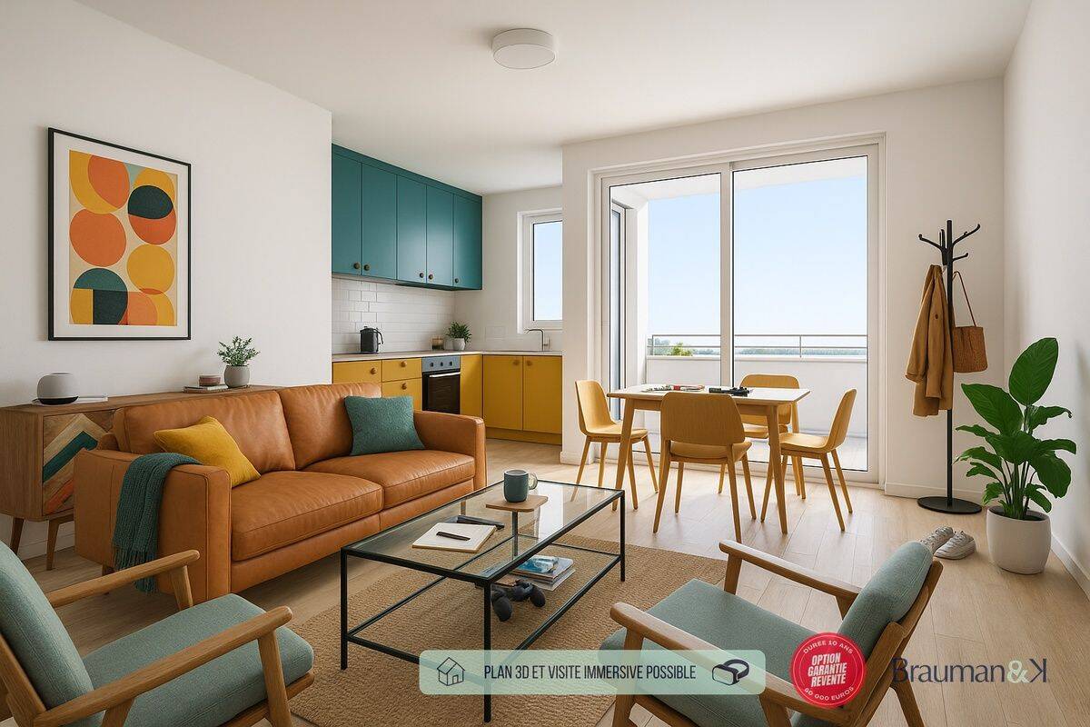 Appartement 3 pièces 62 m² · à Dijon · 62 m² · 213 000 €