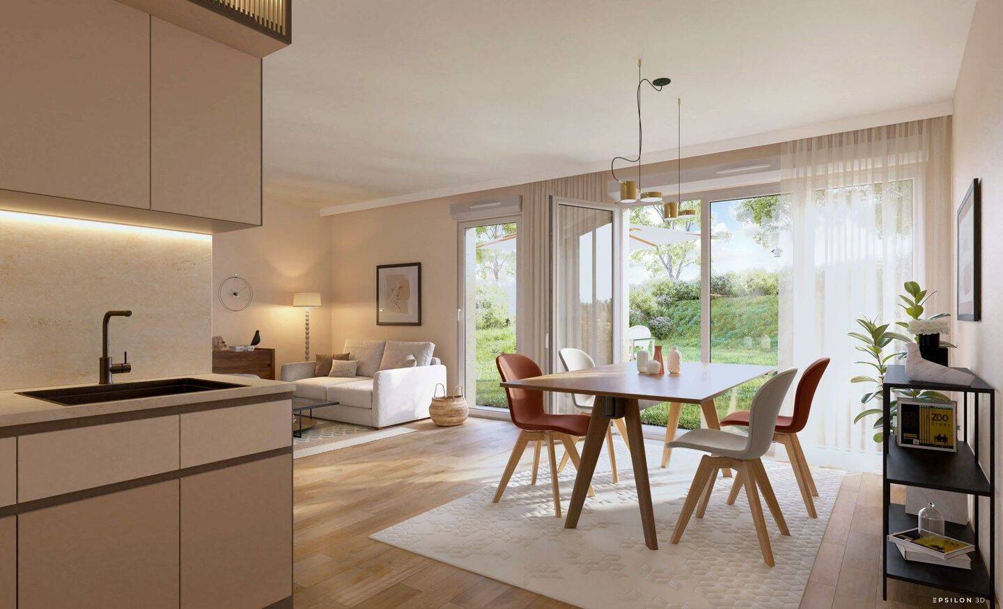 Appartement 3 pièces 62 m² · à La Bouëxière · 61,8 m² · 179 075 €