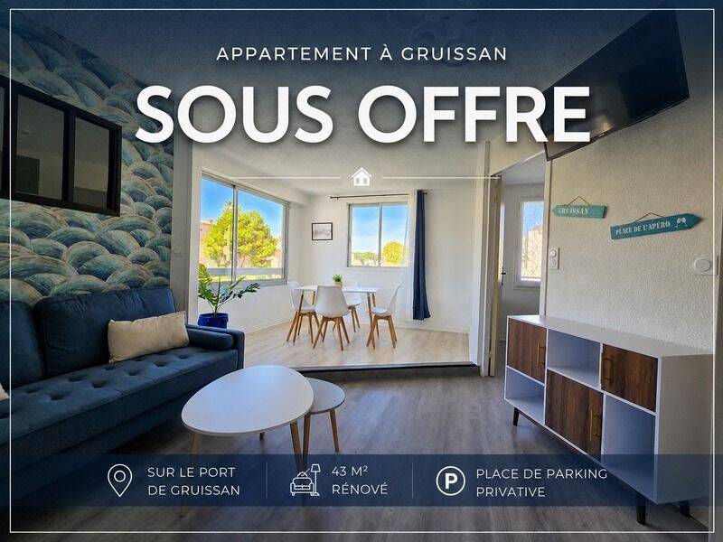 Appartement 2 pièces 43 m² · à Gruissan · 43 m² · 134 900 €