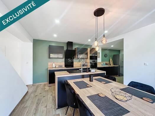 Maison à vendre 244 900 € 3 pièces 2 chambres 112 m² 520 m² de terrain Sud Ouest Rouvroy 62320