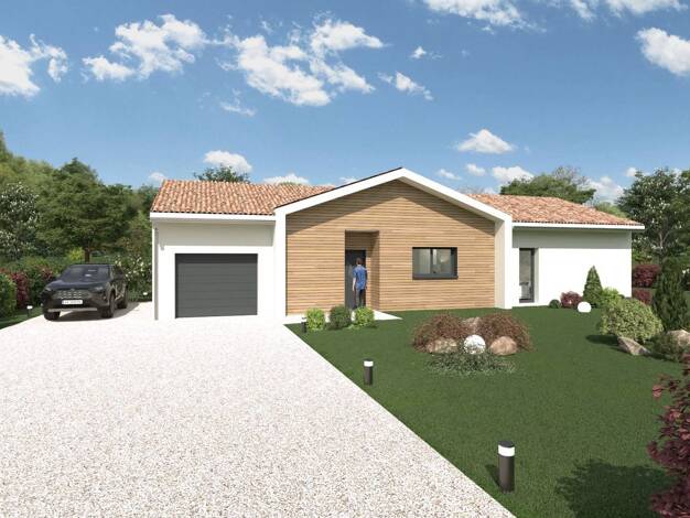 Terrain avec maison neuve à vendre 289 025 € 5 pièces 3 chambres 108 m² 748 m² de terrain Ouest Beaupréau-en-Mauges 49600