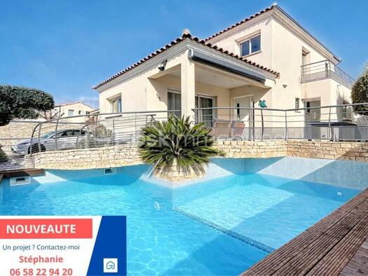 Maison à vendre 624 000 € 7 pièces 4 chambres 156 m² 400 m² de terrain Zone d'Activité Fabrègues 34690