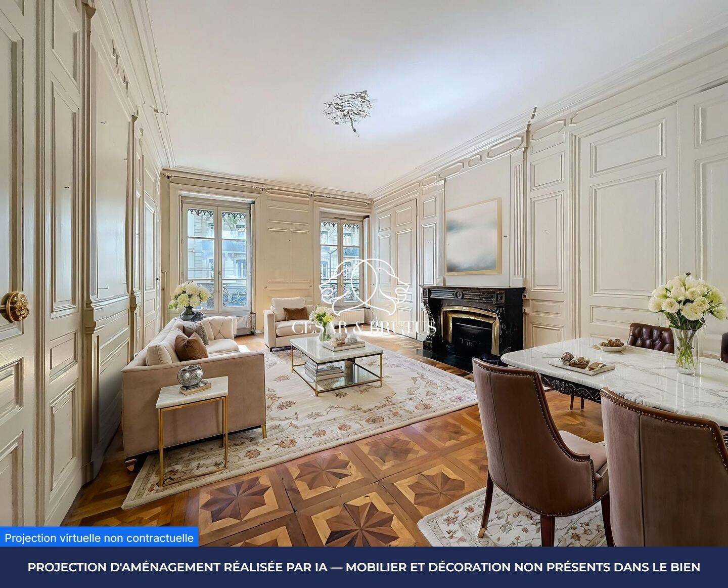 Appartement 5 pièces 137 m² · à Lyon 6ème Arrondissement · 137,3 m² · 733 600 €