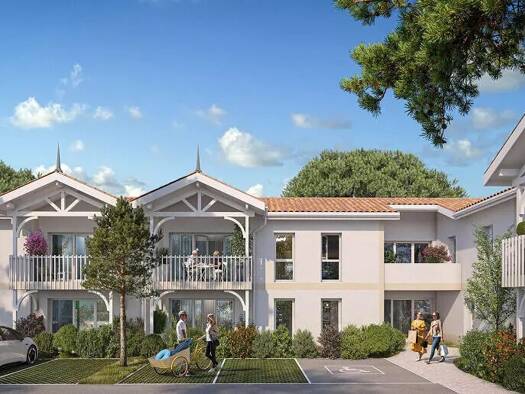 Appartement à vendre - neuf 224 000 € 3 pièces 2 chambres 56,4 m² dès le 31/12/2027 Plage Mimizan 40200