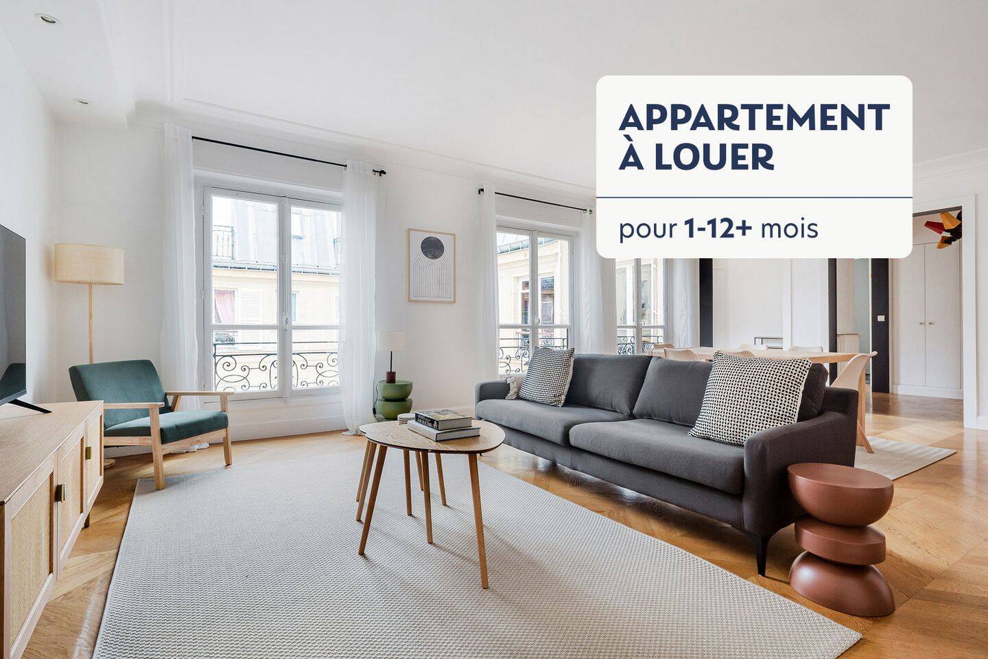 Appartement 5 pièces 180 m² · à Paris 8ème Arrondissement · 180 m² · 7 700 €
