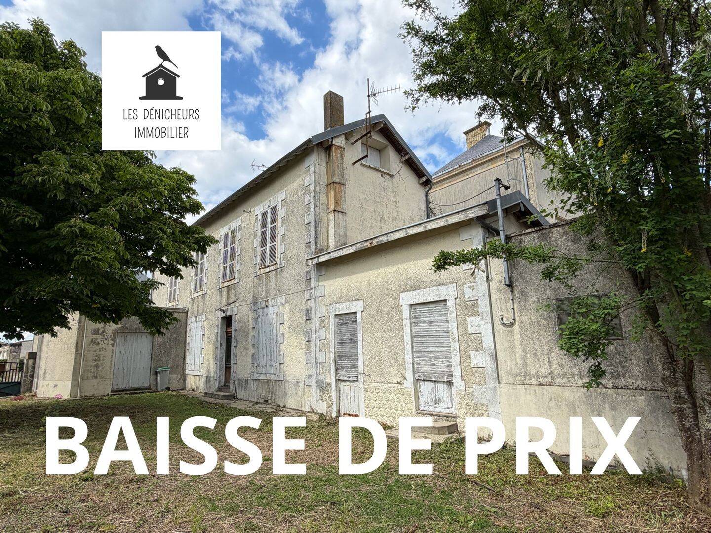 Maison 8 pièces 176 m² · à Brioux-sur-Boutonne · 176 m² · 65 000 €