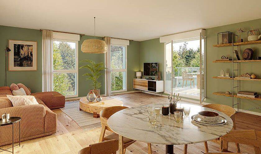 Appartement 4 pièces 77 m² · à Villeneuve-d'Ascq · 77,2 m² · 394 900 €