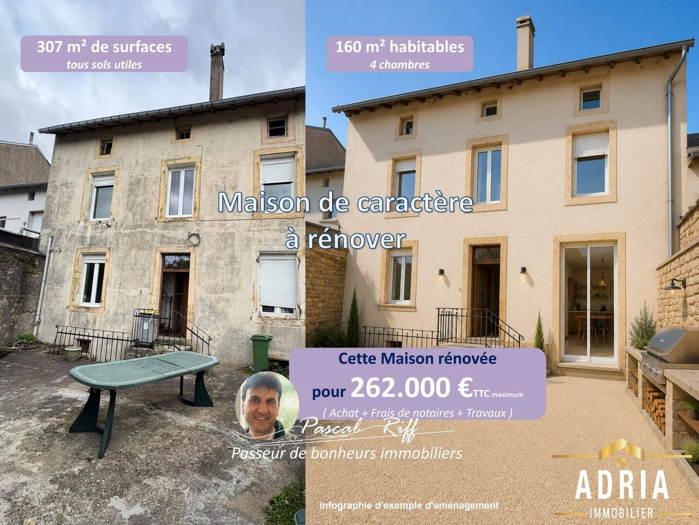 Maison 8 pièces 161 m² · à Nilvange · 161 m² · 135 000 €
