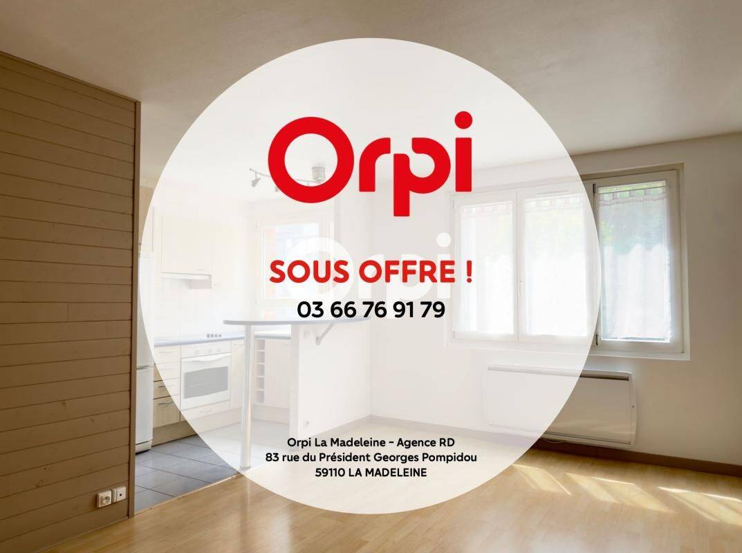 Appartement 3 pièces 51 m² · à La Madeleine · 51,3 m² · 184 900 €