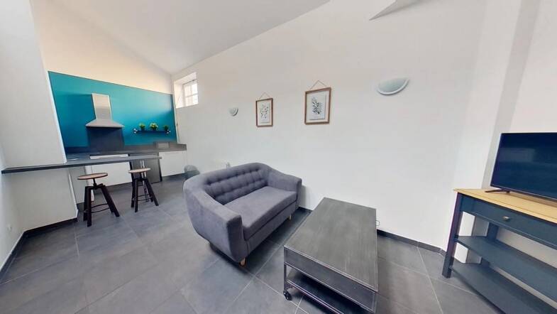 Duplex à louer 841 € 2 pièces 1 chambre 49,5 m² 1er étage La Guillotière Sud Lyon 7ème 69007