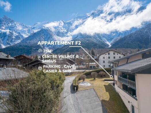 Appartement à vendre 225 000 € 2 pièces 1 chambre 28,3 m² RDC/2 Les Houches 74310