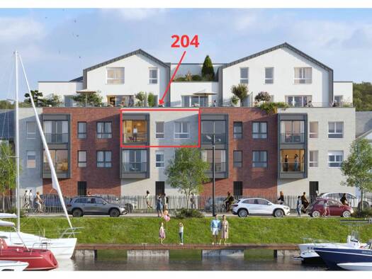 Appartement à vendre - neuf 279 000 € 2 pièces 2 chambres 59 m² dès le 30/09/2027 Moderne Le Tréport 76470