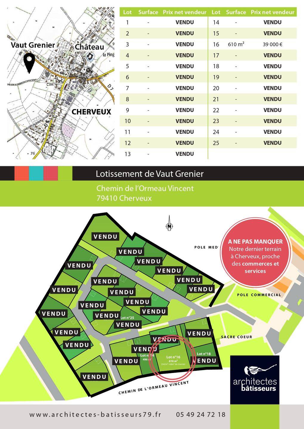 Maison 4 pièces 75 m² · à Cherveux · 75 m² · 155 780 €