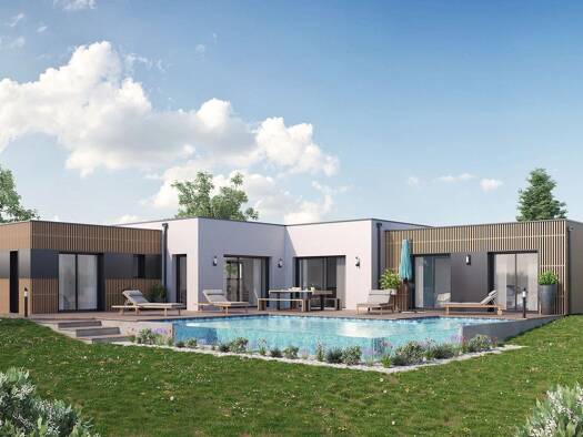 Terrain avec maison neuve à vendre 328 296 € 5 pièces 4 chambres 151 m² 3 000 m² de terrain Seuilly 37500