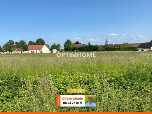 Terrain constructible viabilisé à vendre 110 000 € 848 m² de terrain Broindon 21220
