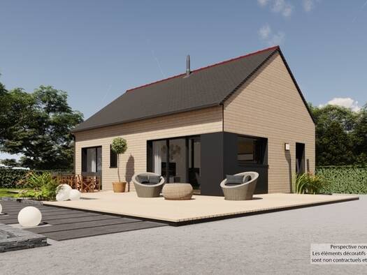 Terrain avec maison neuve à vendre 282 000 € 3 pièces 2 chambres 60 m² 306 m² de terrain Pléneuf-Val-André 22370