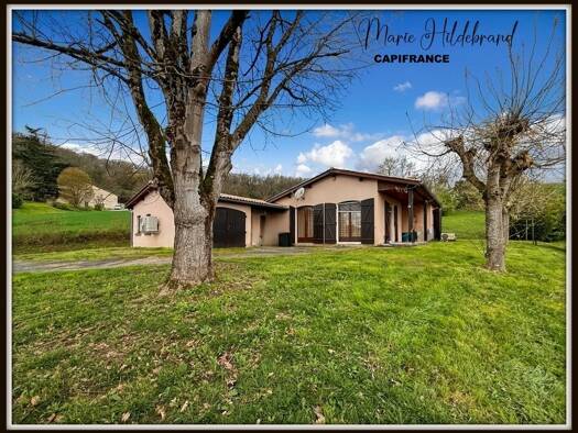 Maison de plain-pied à vendre 199 500 € 5 pièces 3 chambres 104 m² 2 940 m² de terrain Saint-Pierre-de-Clairac 47270